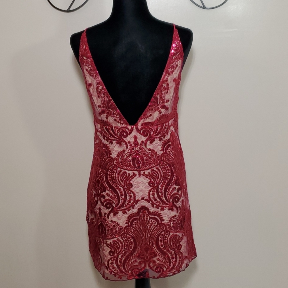Free People Night Shimmers Mini Dress - Picture 5 of 10